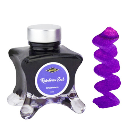 Diamine Inkvent Christmas Ink Bottle 50ml - Rainbows End